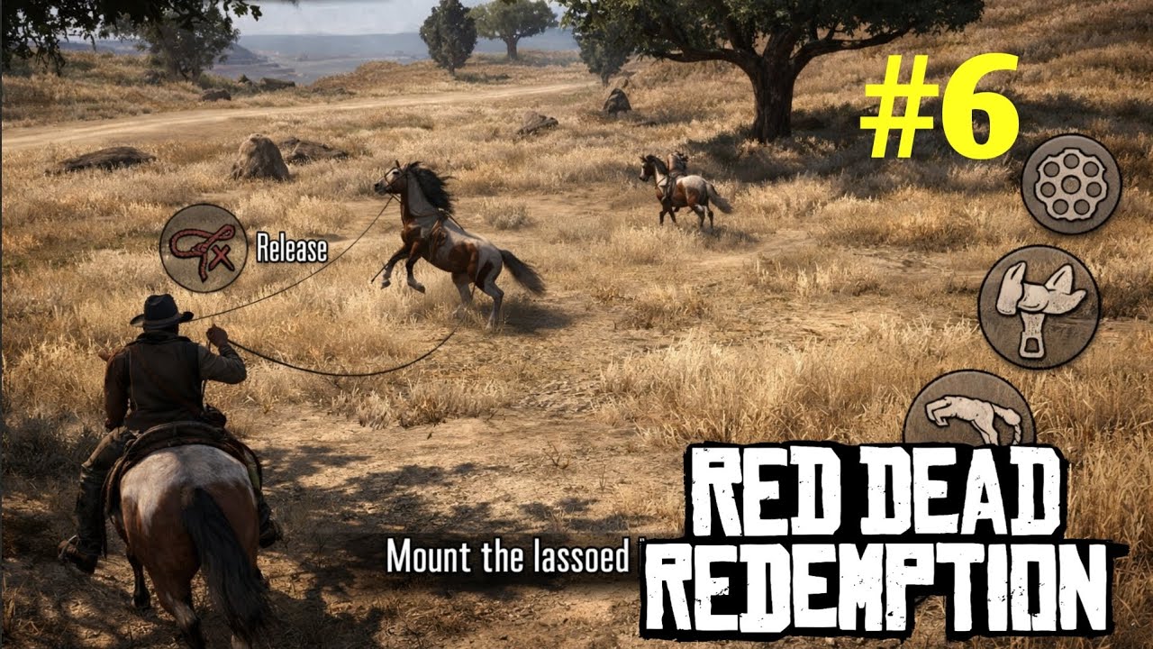 Taming a Wild Horse to Make It Mine! 🐎🔥 | RDR gameplay #6
