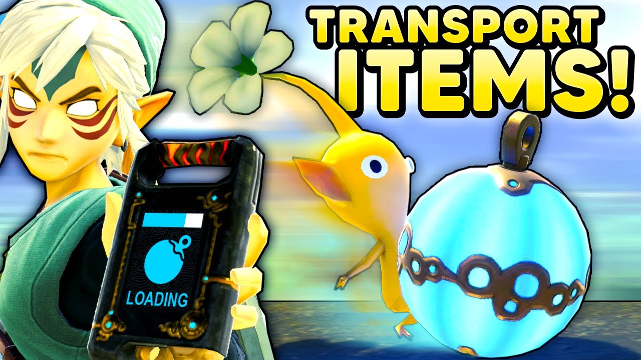 Pikmin can carry ANY ITEM in Smash Bros!