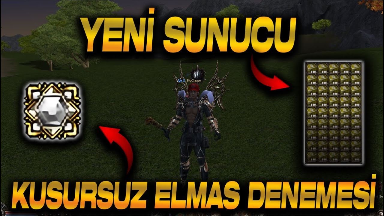 YENİ SUNUCUDA KUSURSUZ ELMAS ??? METİN2 SAFİR #3
