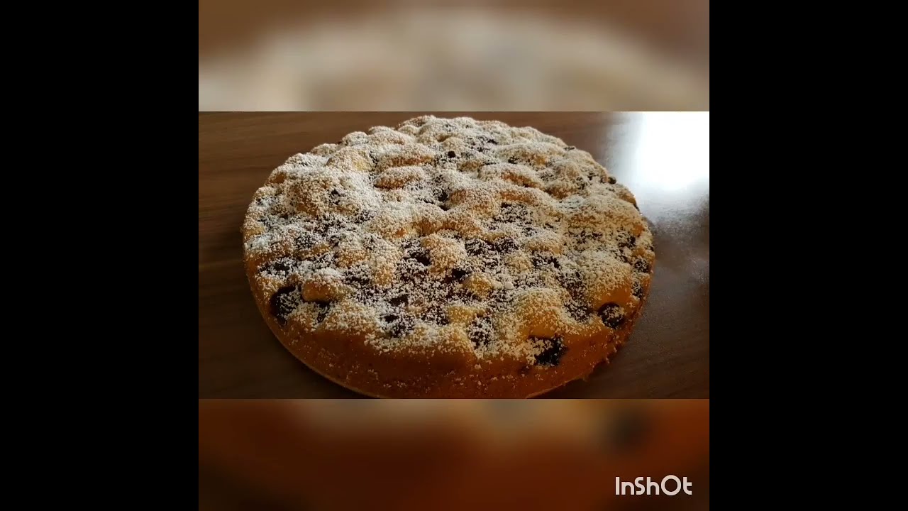 schneller Kirschkuchen in 10 min. im Backofen, mit Rezept🍒