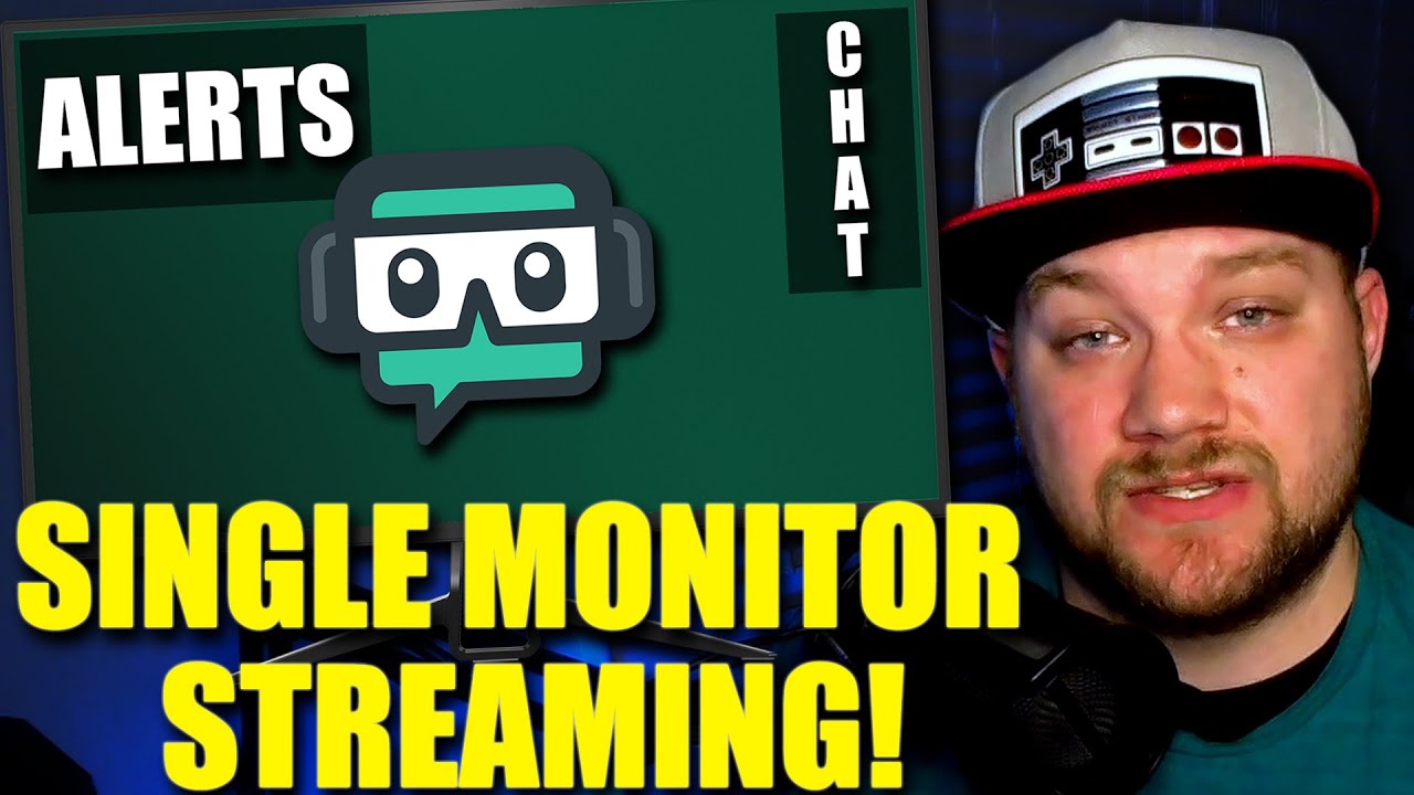 SINGLE MONITOR STREAMING HACK! Chat and Alerts Overlay with Streamlabs OBS