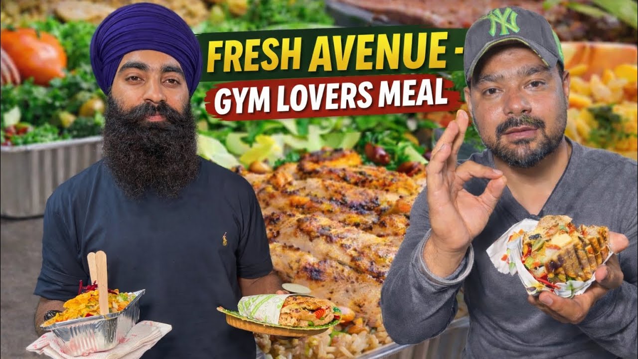 Patiala most famous healthy gym lover meal !! Hi protein meal !! Fresh avenue 100% veg !! Must visit