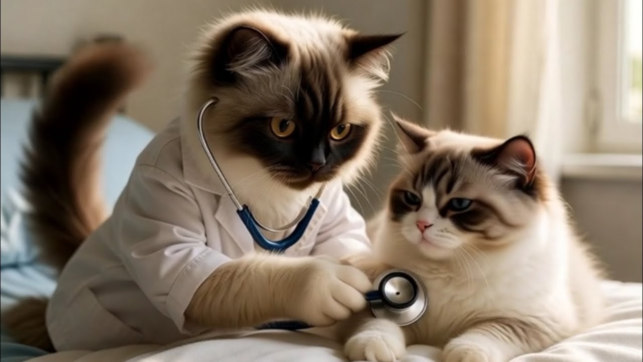 A Day in the Life of a Loving Cat Family