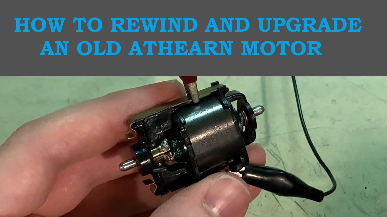 How to rewind and upgrade an old Athearn motor