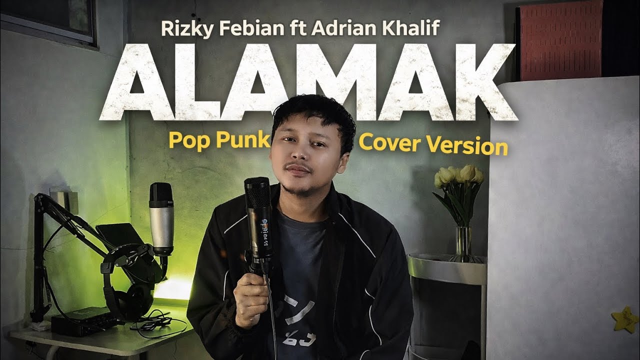Alamak - Rizky febian ft Adrian khalif POP PUNK COVER| Reva nazriel ilham