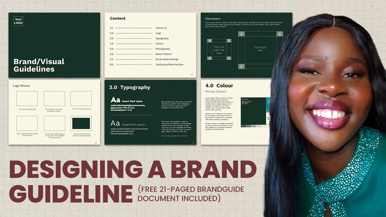 Design a Brand Guideline in 10 MINUTES! | FREE TEMPLATE DOWNLOAD