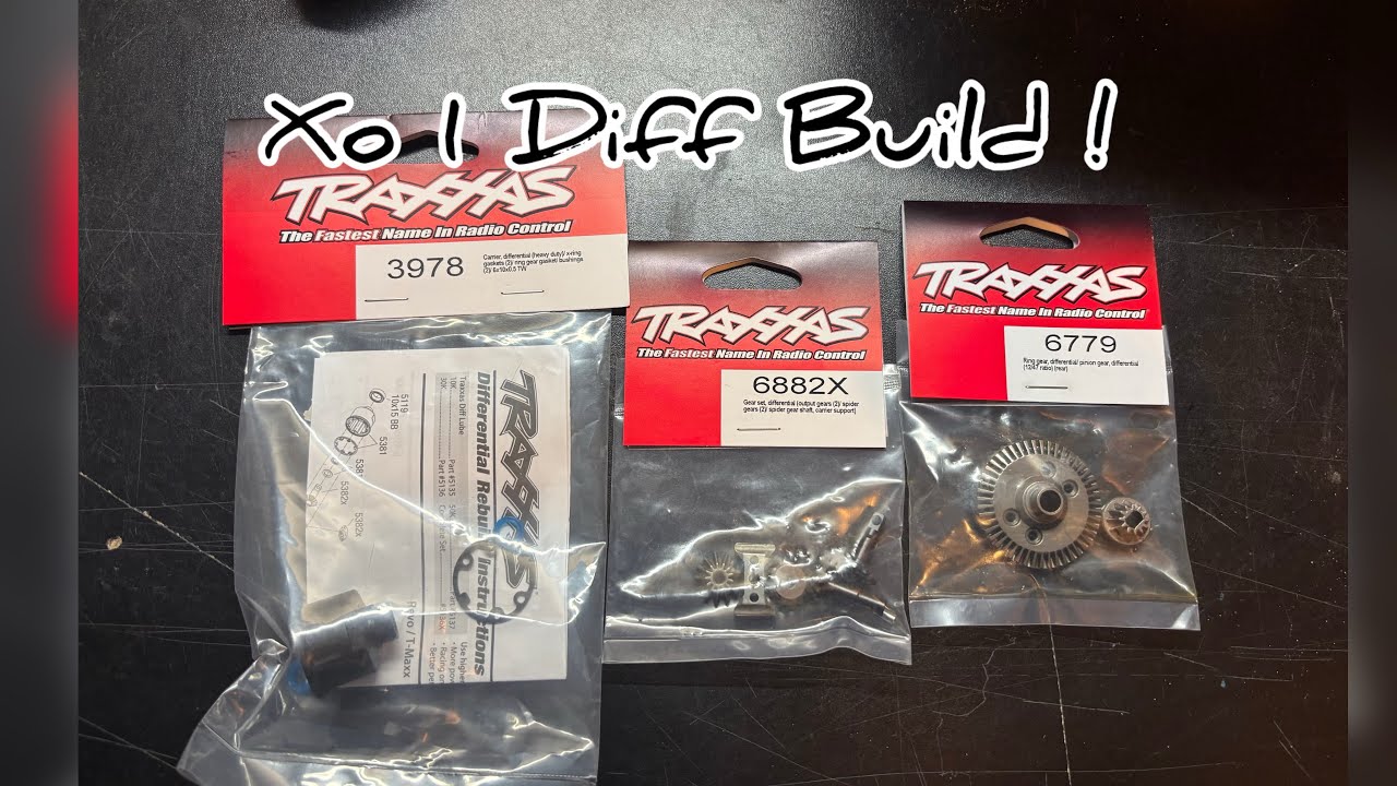 Traxxas Mini Maxx Xo-1 Diff Build - Make Your Mini Maxx 3s