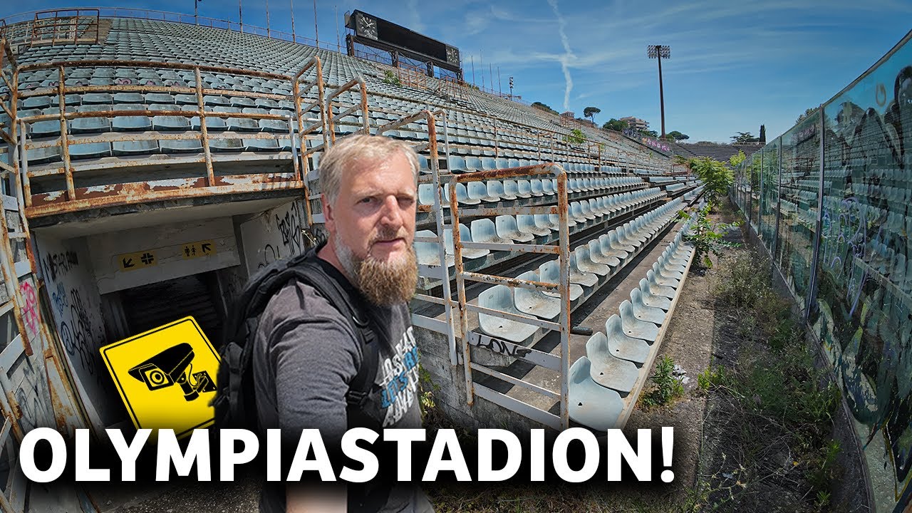 ERWISCHT im OLYMPIASTADION von 1957! 😬 SECURITY WARTET SCHON AUF UNS!