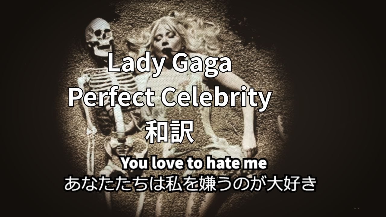 【嫌うのが大好き】Lady Gaga - Perfect Celebrity和訳