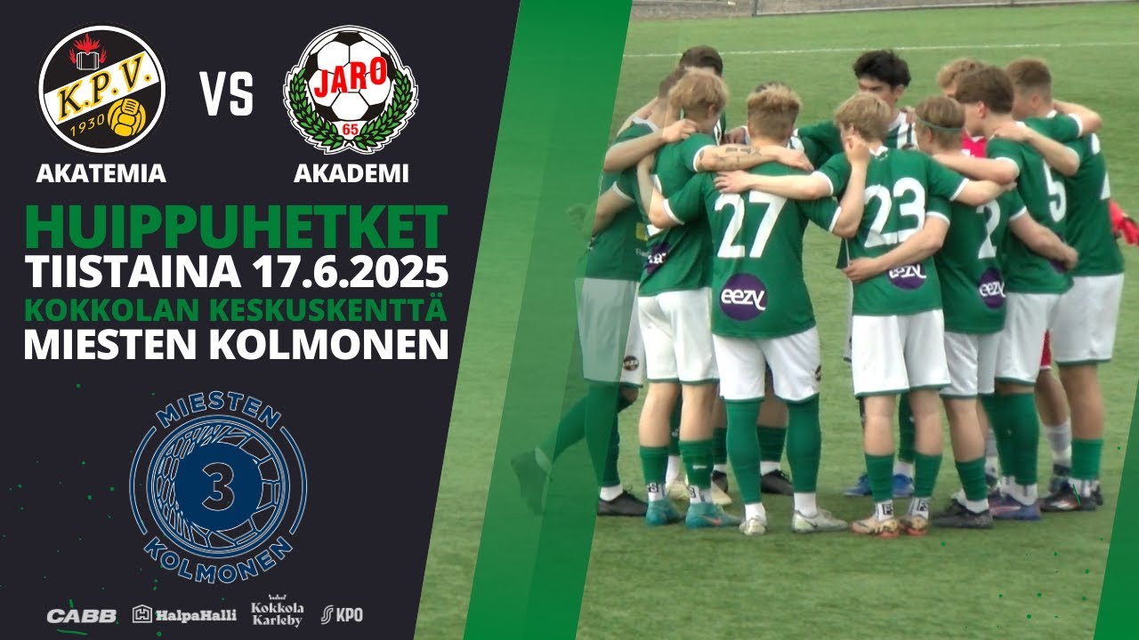 KPV Akatemia - FF Jaro Akademi ti 17.6.2025 | Huippuhetket