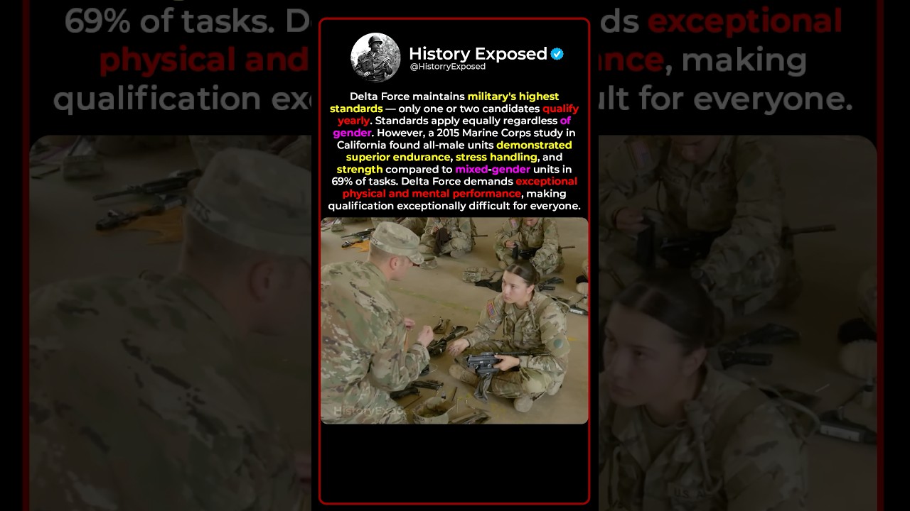 Why Women Can’t Be Delta Force Operatives 🪖💪