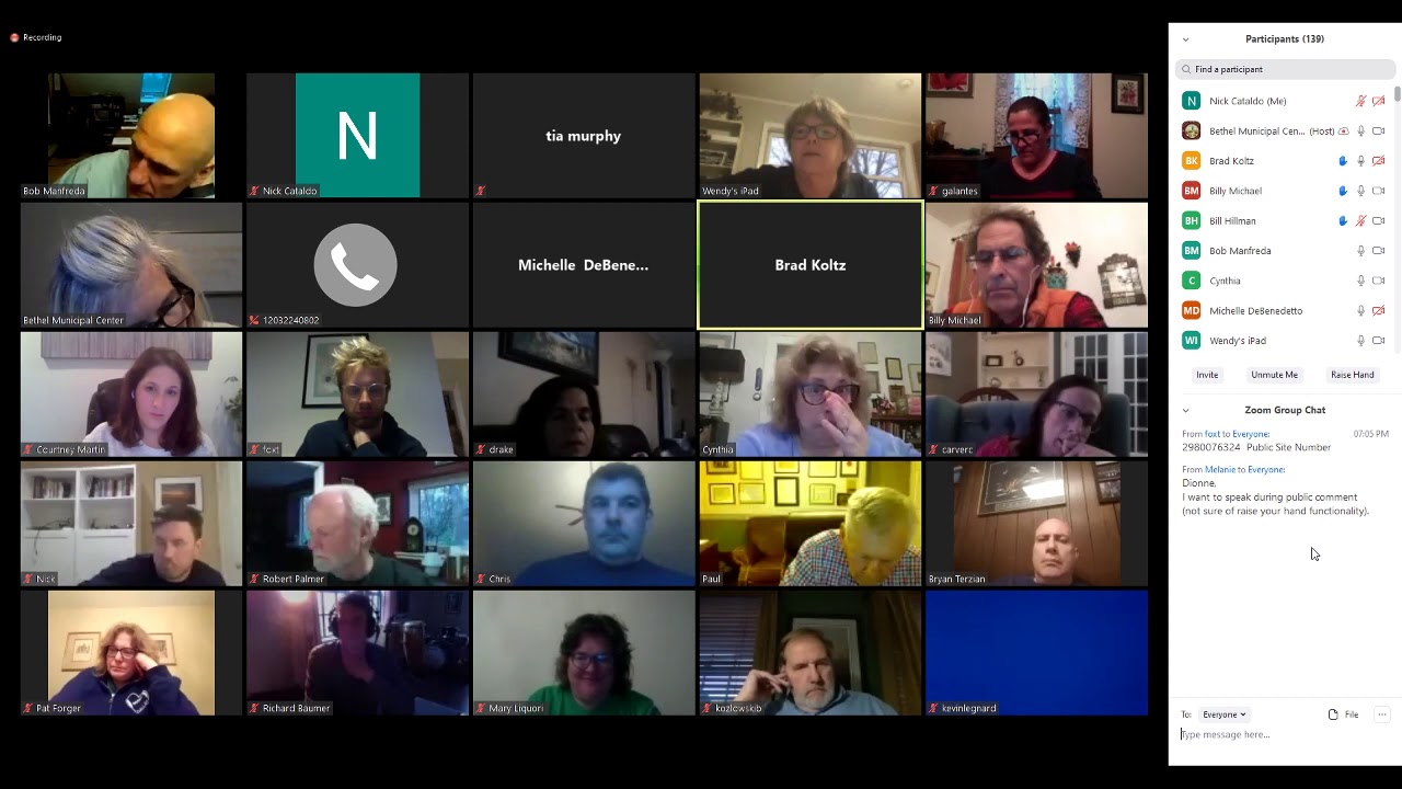 Board of Finance - 4/14/2020 (Zoom Meeting)