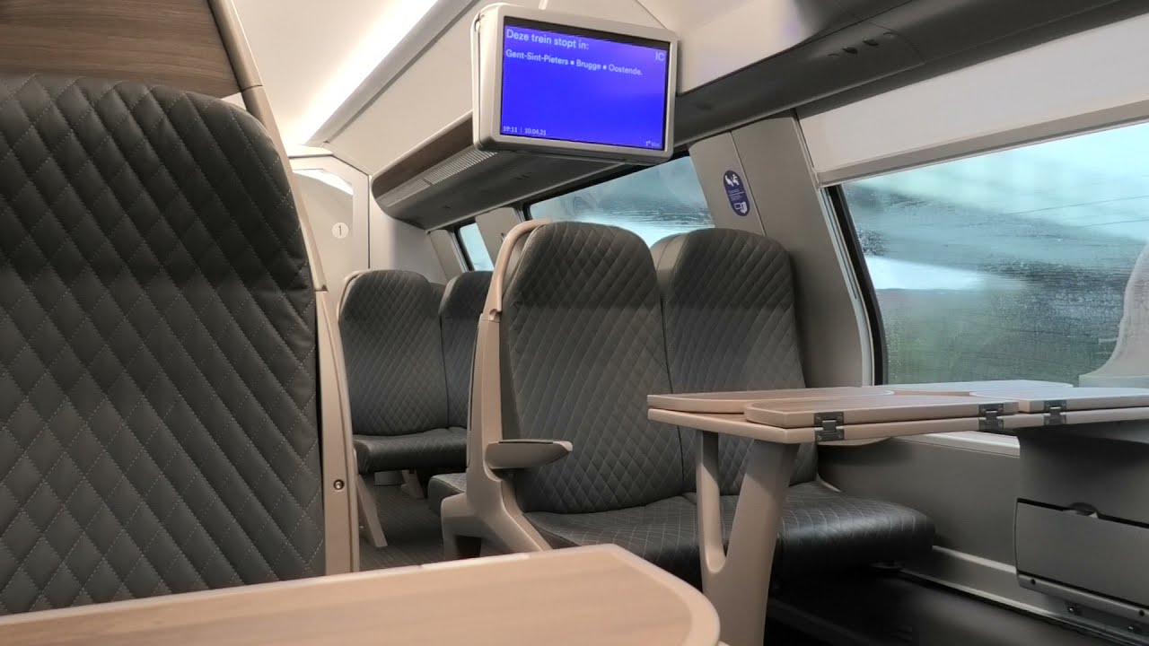 NMBS SNCB M7 Dubbeldek/Doppelstockwagen By Bombardier 1e Klasse / Interieur + Sound