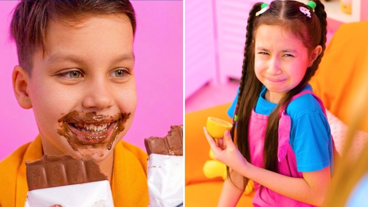 Trying Food! 🕵️‍♂️ Can You Guess: Yummy or Yucky? 😋🤢