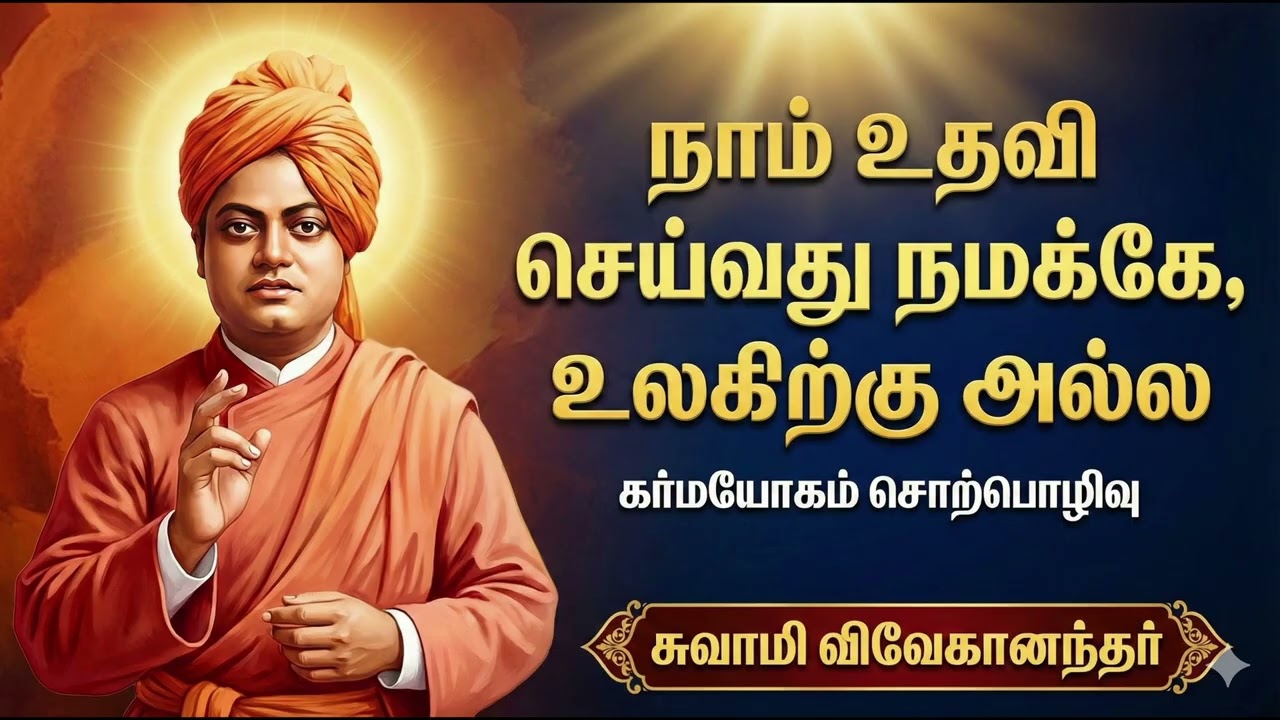 நாம் உதவி செய்வது நமக்கே உலகிற்கு அல்ல-சுவாமி விவேகானந்தர்-புதிய ஆடியோ