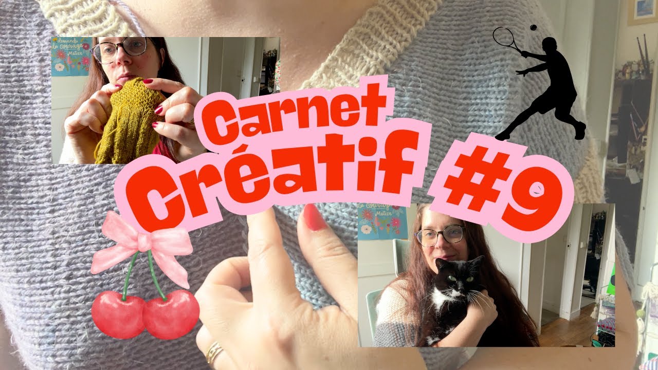 Carnet créatif 2025 #9 • Tennis, top tricoté & vernis