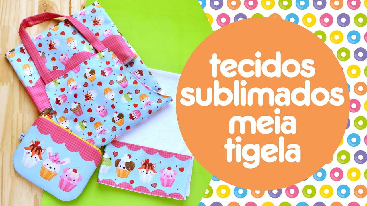 Tecidos sublimados - dicas de como usar!