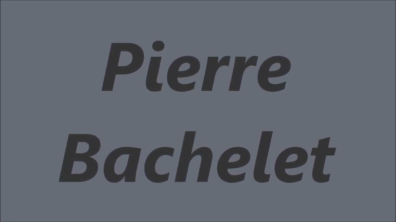 Pierre Bachelet  --  Un homme simple