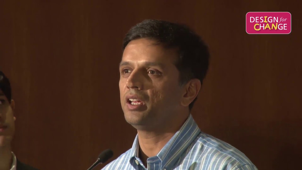 Design For Change Conference 2014: I Can Awards - Rahul Dravid's speech