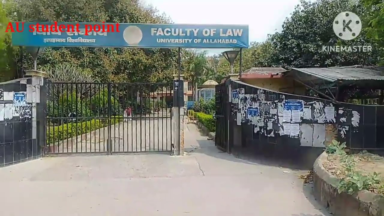 Allahabad University, law faculty view