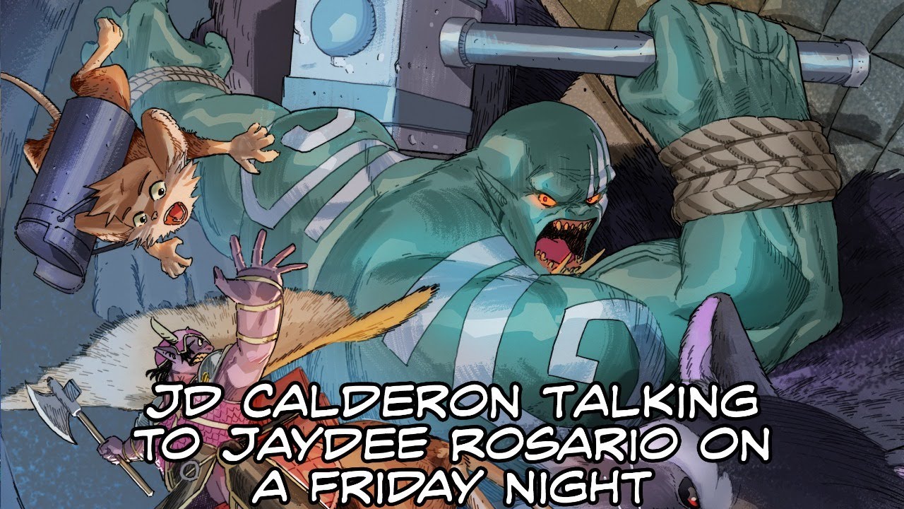 Hanging out with JayDee on a Friday night