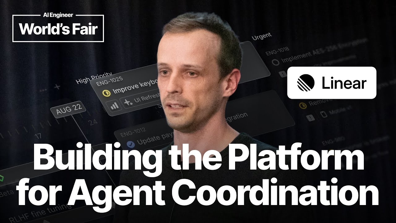 Building the platform for agent coordination &mdash; Tom Moor, Linear