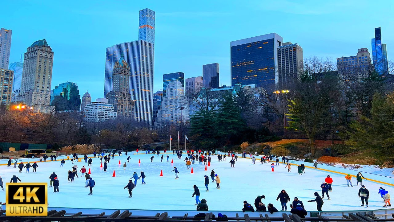 New York City - Central Park Winter Walk - Manhattan NYC Walking Tour 4K USA 🇺🇸