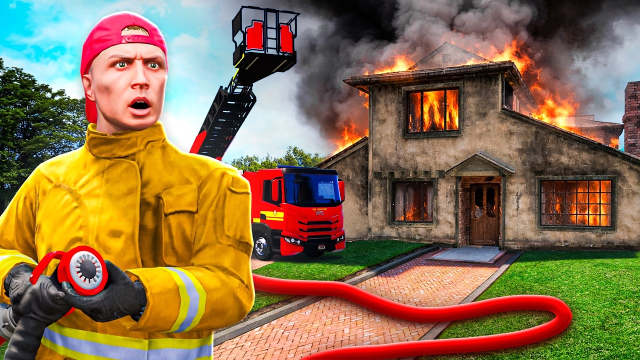 24 Stunden als FEUERWEHR in GTA 5! 🔥