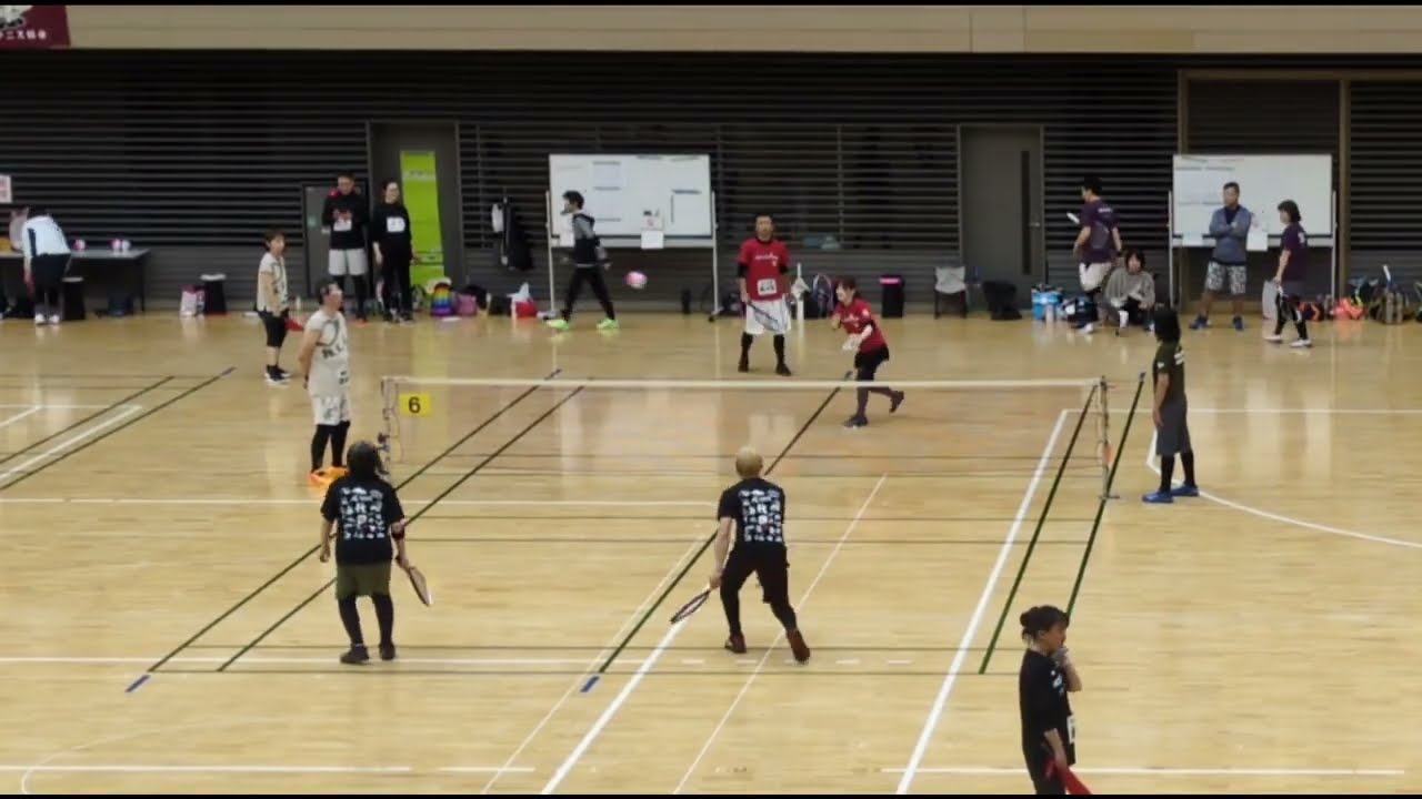 日本ミニテニス協会設立30周年記念大会　混合50代決勝トーナメント　2回戦から決勝戦まで！