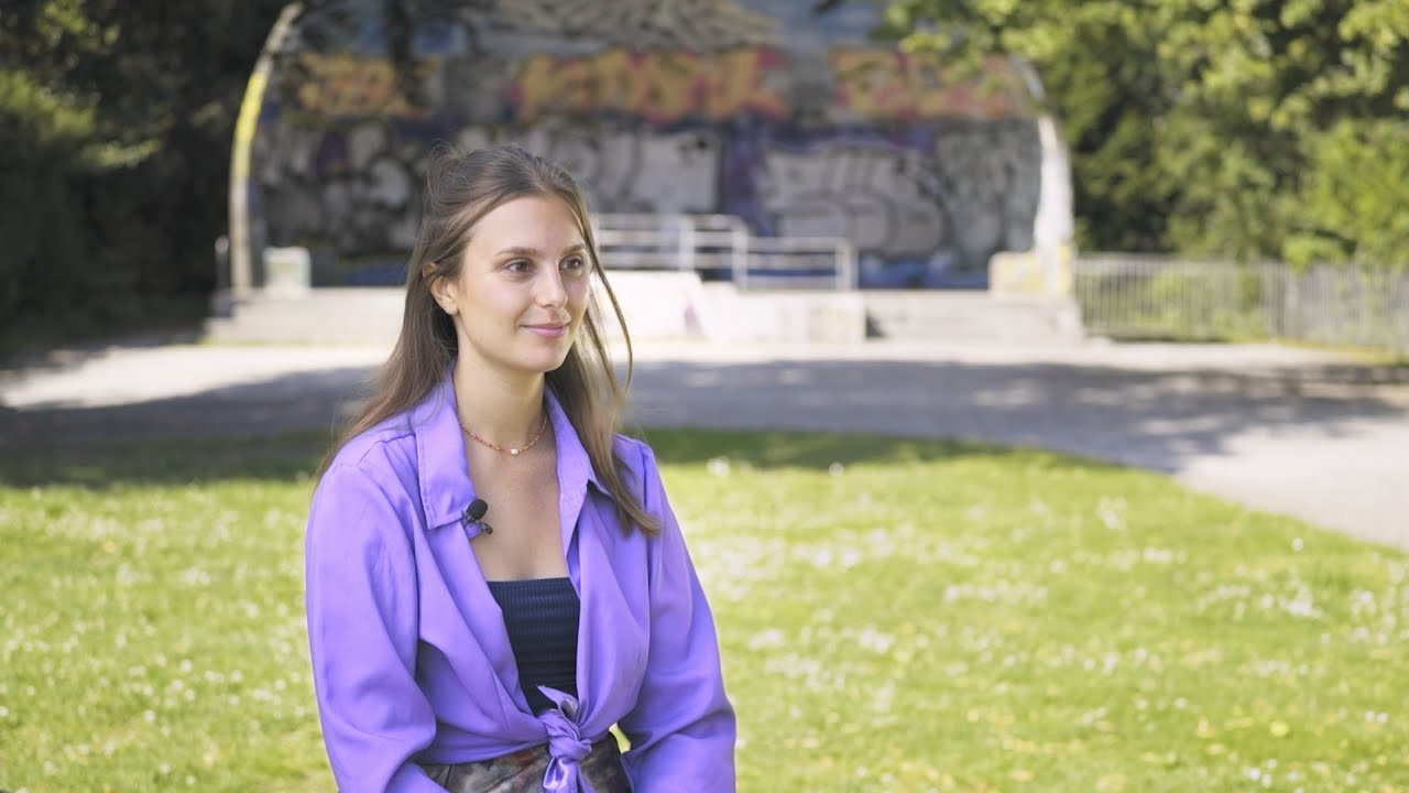 Maud Paquis au Jardin botanique de Lausanne