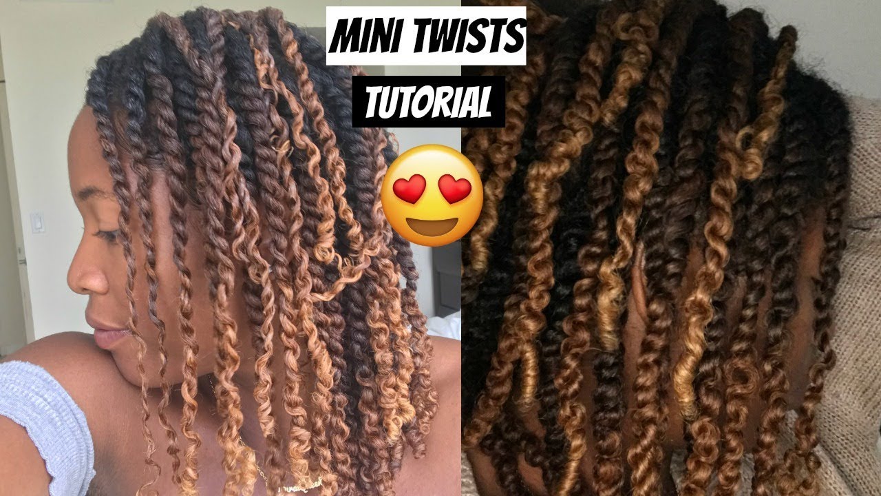 Mini Twists Ft. Curls Twist N Shout Cream | Protective Style