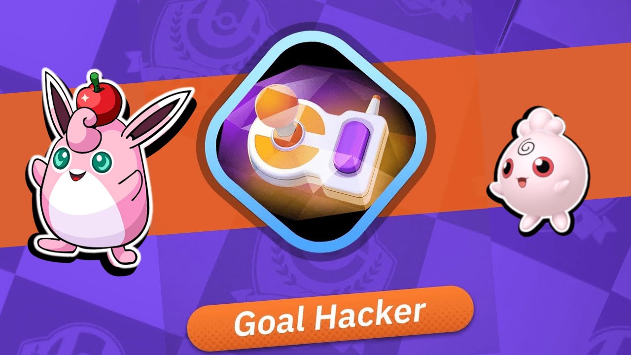 Goal Hacker on Wigglytuff Helps Team Push for KOs! 🐰🎤 Sing & Resonant Guard Build. Pokemon Unite.