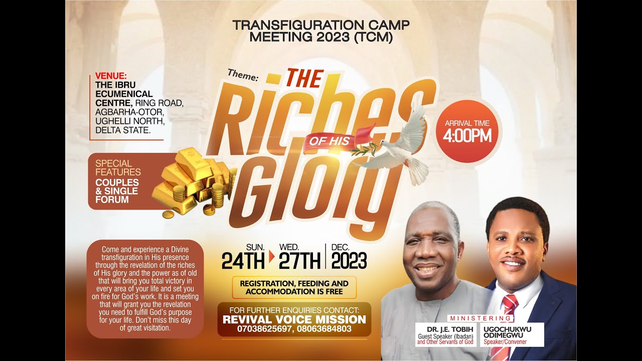 TCM 2023 Day 2 Couple And Single Forum   | Ugochukwu Odimegwu | 25.12.2023