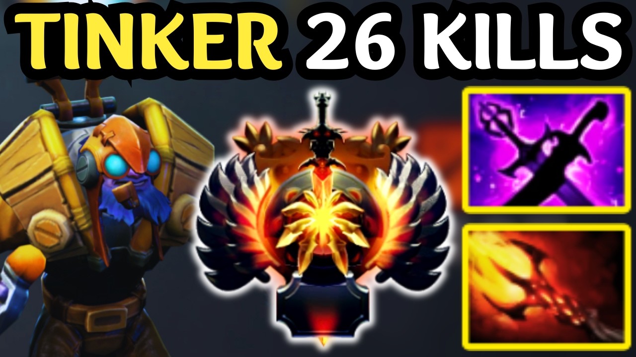 🔥 26 KILL TINKER — Mid Lane Carry Madness 🔥 Dota 2 Gameplay