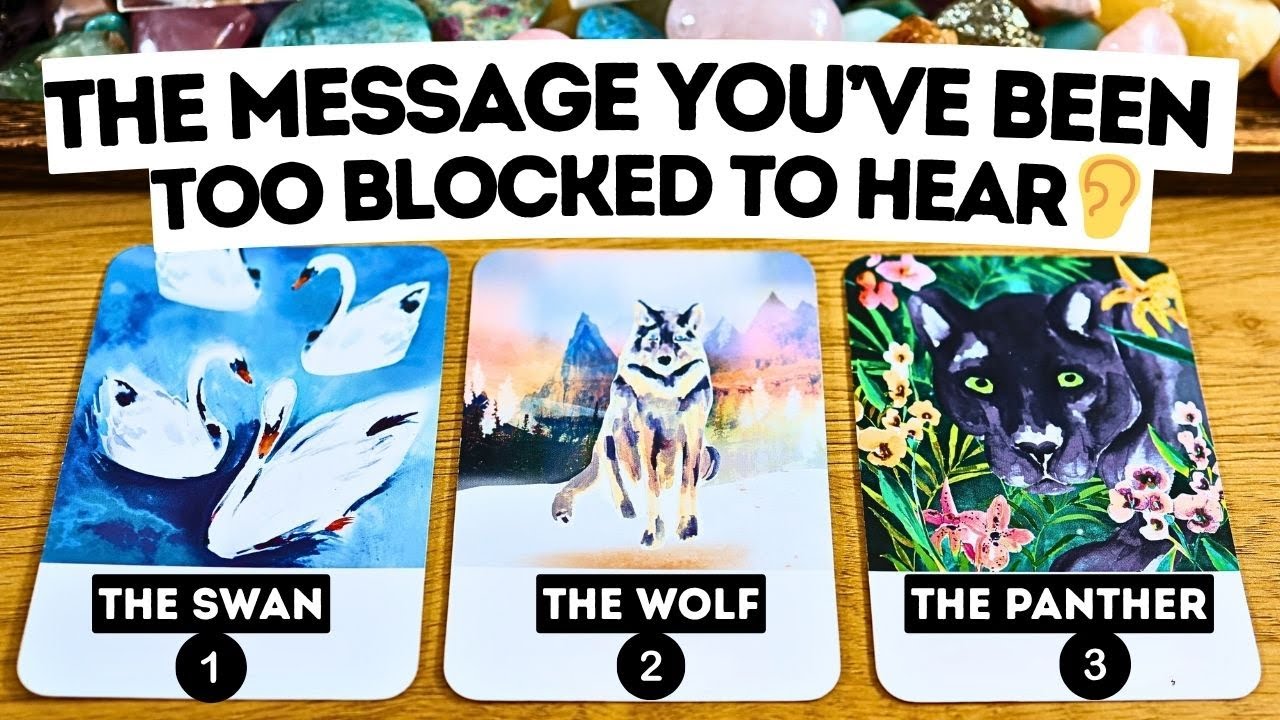 The Message You've Been Too Blocked To Hear👂⏐TAROT • pick a card