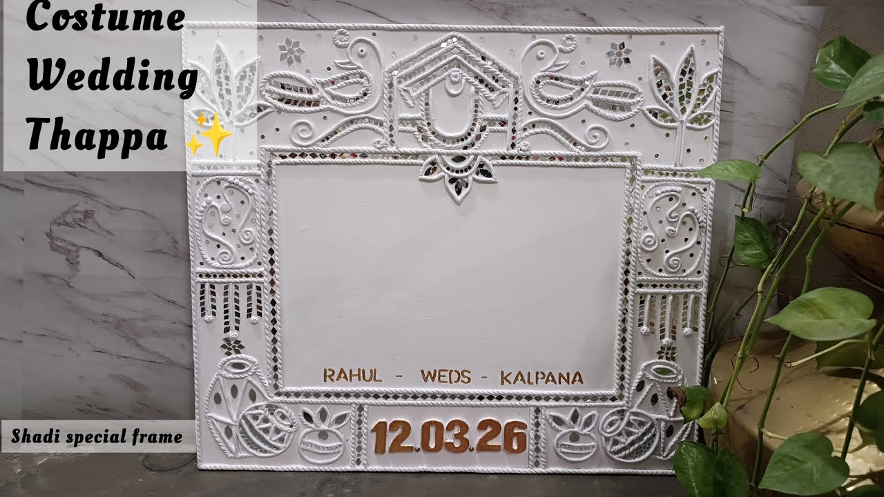  DIY Clay Lippan Thappa Design | Wedding Decor Idea | Thappa Art Series (Part-1)