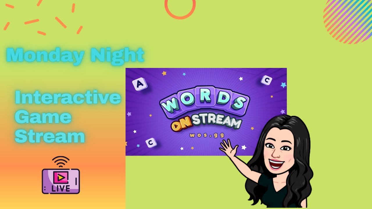 Interactive Game Stream - Come and Play! #wordsonstream