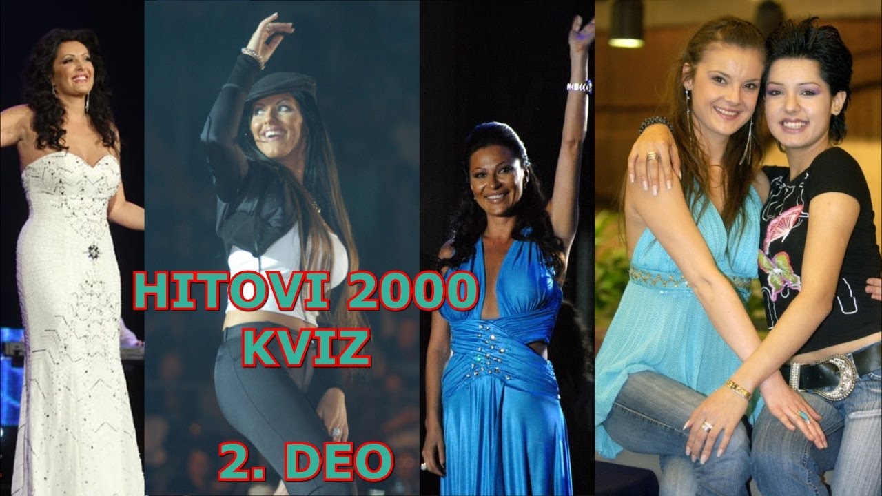 HITOVI 2000IH - KVIZ (2. DEO) (KOLIKO PESAMA MOŽETE DA PREPOZNATE?) - POGODI PESMU