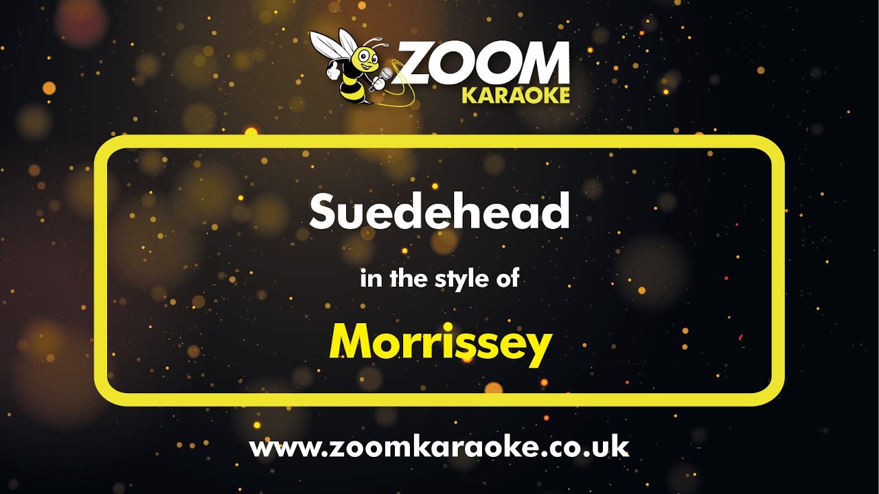 Morrissey - Suedehead - Karaoke Version from Zoom Karaoke