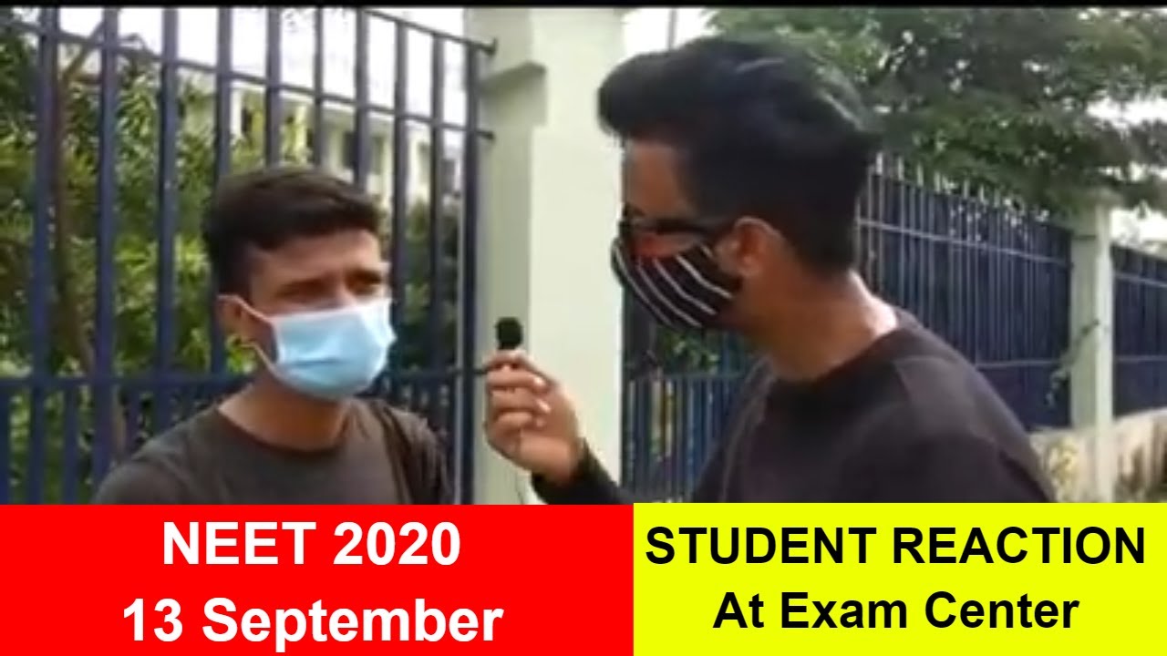 NEET 2020 Exam - 13 September || Student Reactions At Exam Center