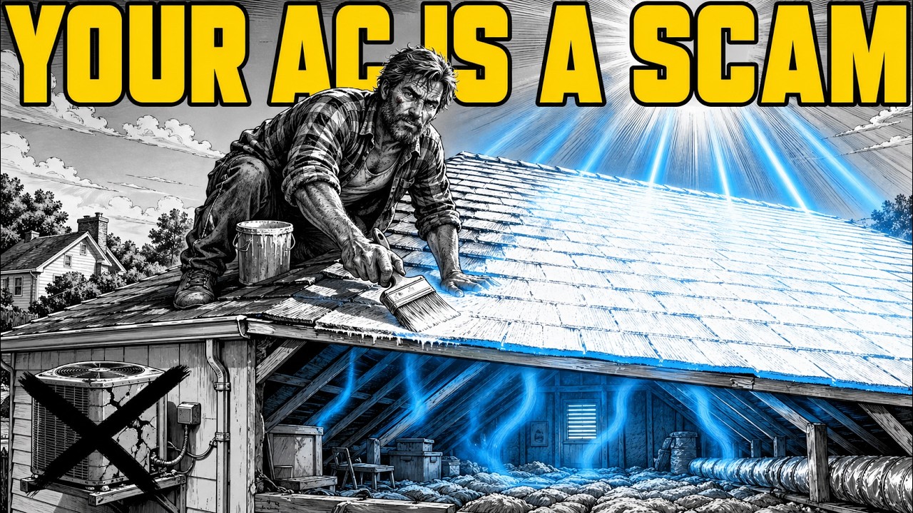 The $7 Roof Coating That Beats Your $20,000 Cool Roof (Science Explained)