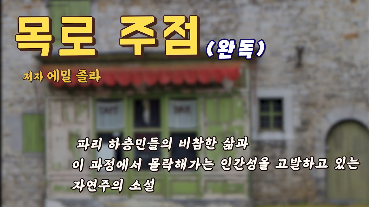 에밀 졸라_목로주점 (완독)