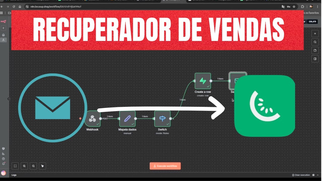 Criando Recuperador de Vendas com EMAIL | N8N + Kiwify