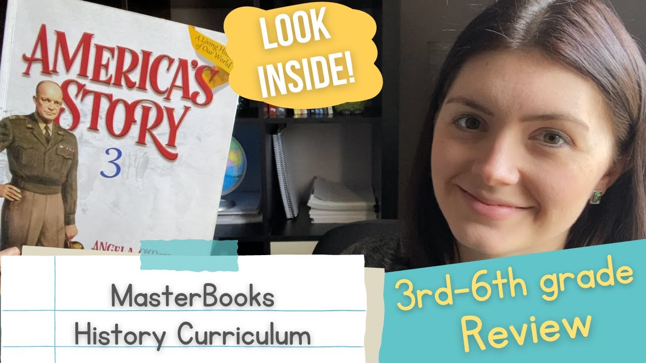LOOK INSIDE MASTERBOOKS 3RD - 6TH GRADE HISTORY CURRICULUM REVIEW