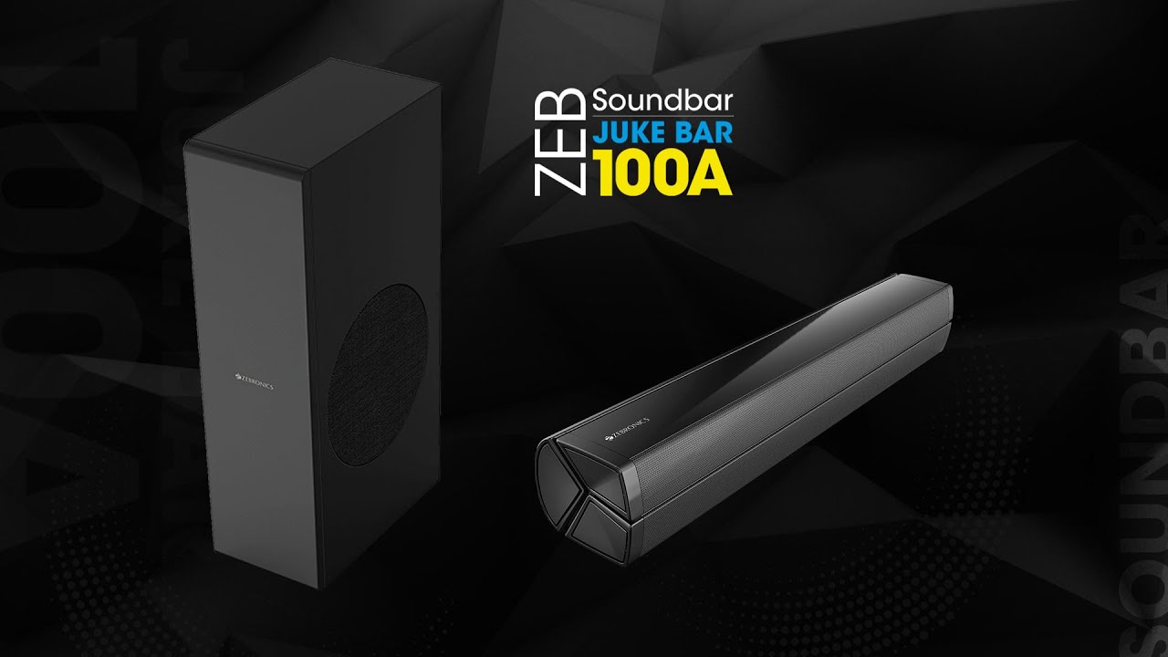 Zebronics | Zeb Juke Bar 100A | Soundbar