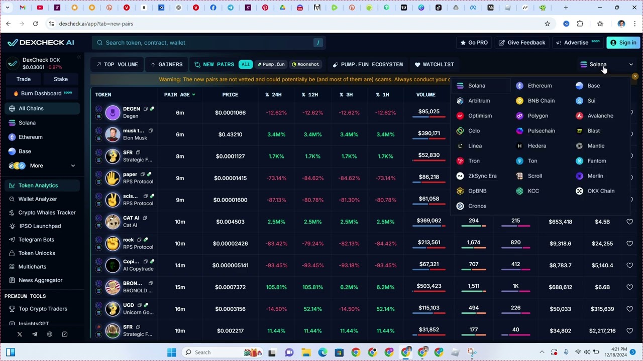 How To Find Newly Launched Crypto Tokens & Memecoins