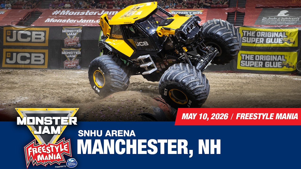 Monster Jam: Manchester, NH - 2 (Full Event) | May 9, 2026 | Freestyle Mania