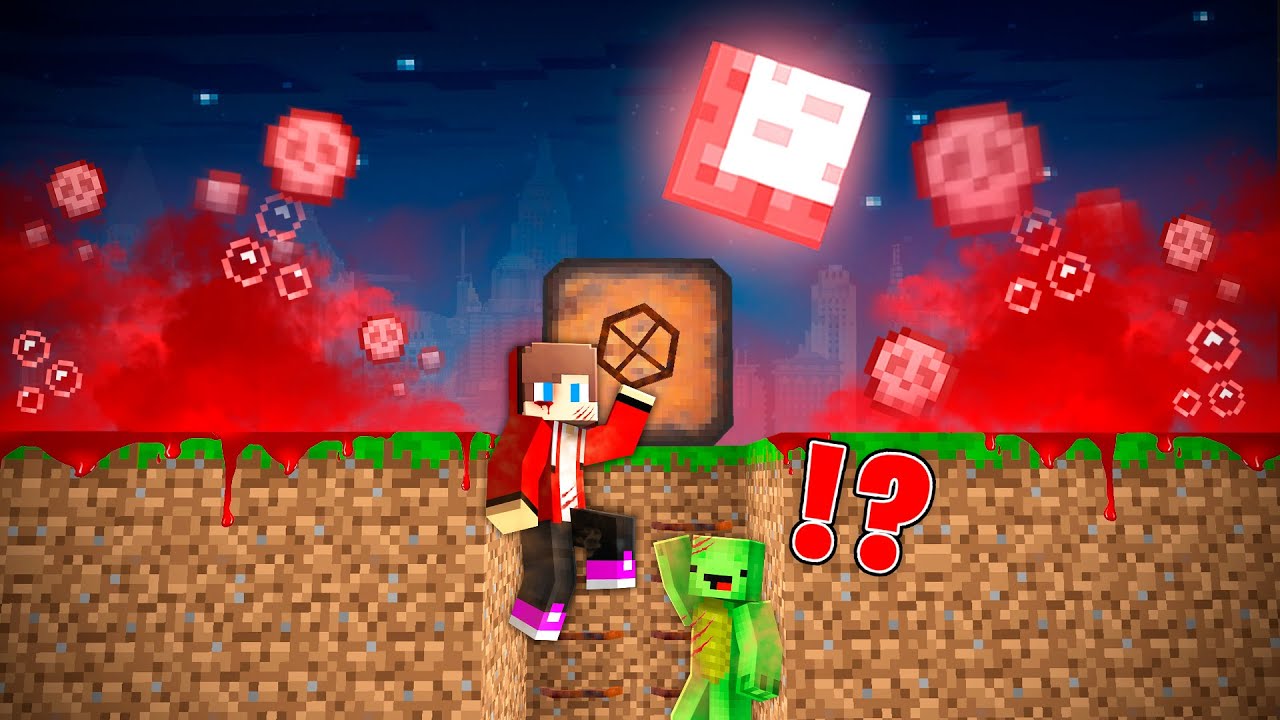 BLOOD POISON vs Doomsday Bunker in Minecraft - Maizen JJ and Mikey