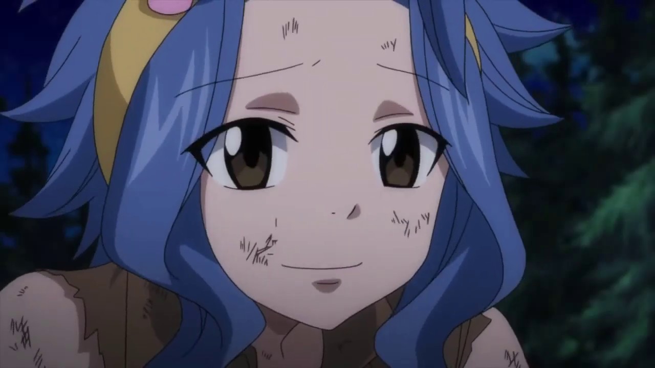 fairy tale: levy try to save gajeel from bloodman