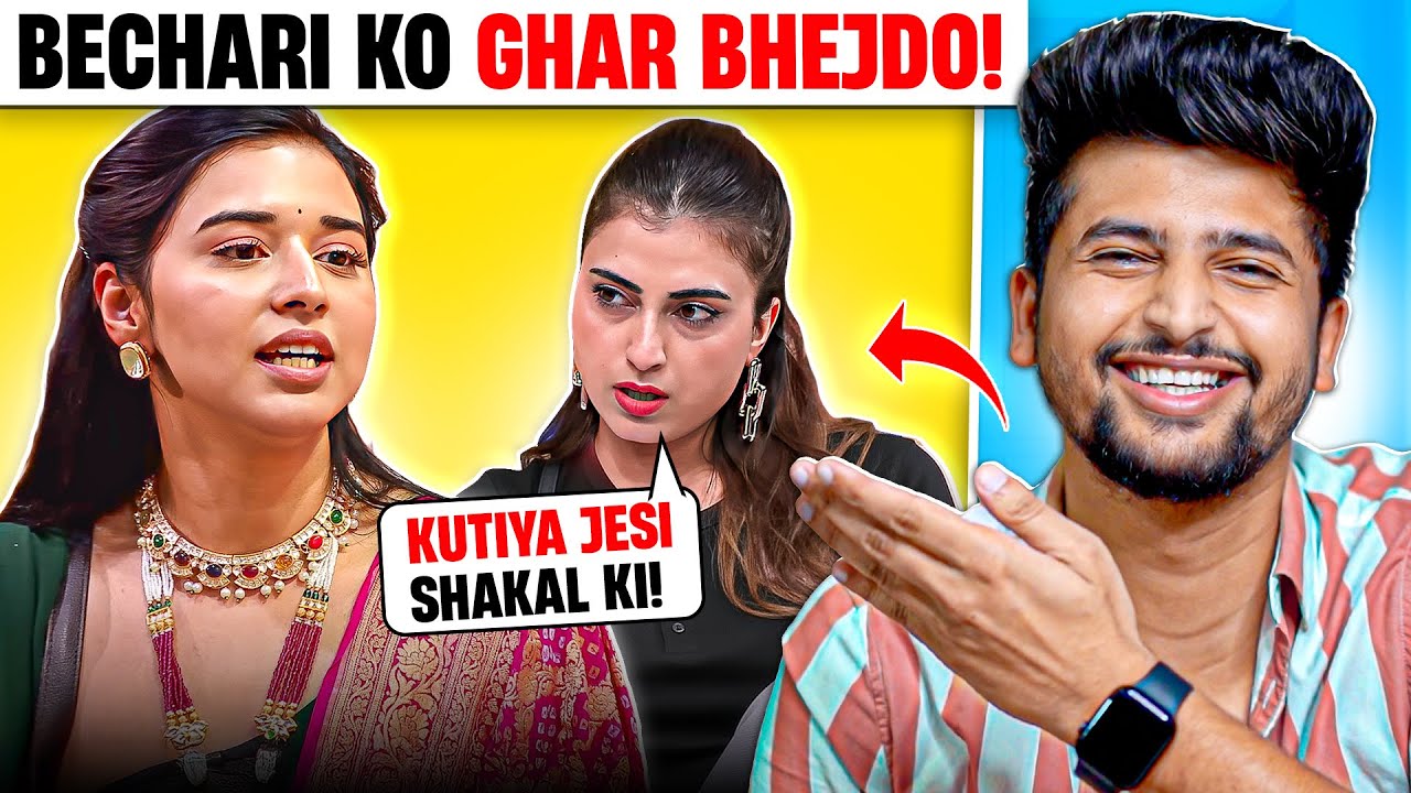 TANYA KI CHAMCHI NEELAM AND FARHANA FIGHT !! AMAAL VS ABHISHEK IN BIGGBOSS 19
